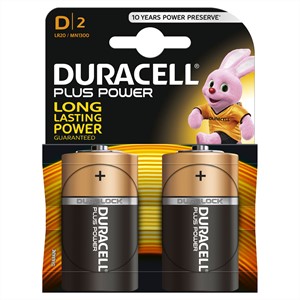 Afbeelding van het spelletje Duracell Batterijen Plus Power D MN1300 / LR20 (2 stuks)
