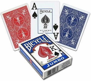 Bicycle Pokerkaarten Rider Back Jumbo