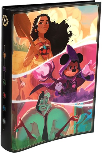 Disney Lorcana TCG - Shimmering Skies Portfolio (9-pocket) - Moana, Mickey and Cruella
