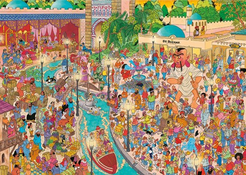 Jan van Haasteren - De Efteling Fata Morgana Puzzel (1000 stukjes)-2