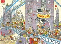Wasgij Retro Mystery 8 - De laatste horde! (1000 stukjes)-2