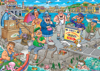 Wasgij Original 47 - De boot in! Puzzel (1000 stukjes)-2