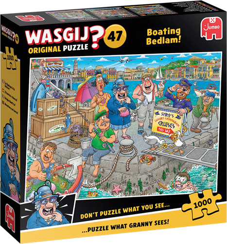Wasgij Original 47 - De boot in! Puzzel (1000 stukjes)