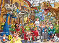 Wasgij Mystery 24 - Paniek in het Museum (1000 stukjes)-2