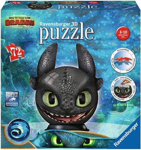 Ravensburger Dragons 3 3D Puzzel 72 Stukjes ravensburger kopen in de aanbieding