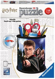 Afbeelding van het spelletje 3D Puzzel - Pennenbak Harry Potter (54 stukjes)