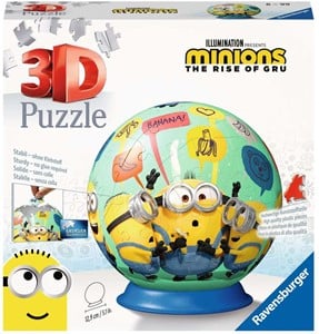 Afbeelding van het spelletje 3D Puzzel - Minions 2 Puzzelbal (72 stukjes)