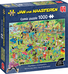 Jan van Haasteren - Hondenparcours Puzzel (1000 stukjes)