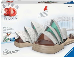 Thumbnail van een extra afbeelding van het spel 3D Puzzel - Sydney Opera House (216 stukjes)
