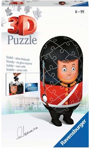 Afbeelding van het spelletje 3D Puzzel - London Guard Bobby (54 stukjes)