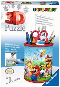 Thumbnail van een extra afbeelding van het spel 3D Puzzel - Pennenbak Super Mario (57 stukjes)