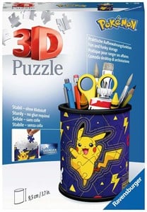 Afbeelding van het spelletje 3D Puzzel - Pennenbak Pokemon (54 stukjes)