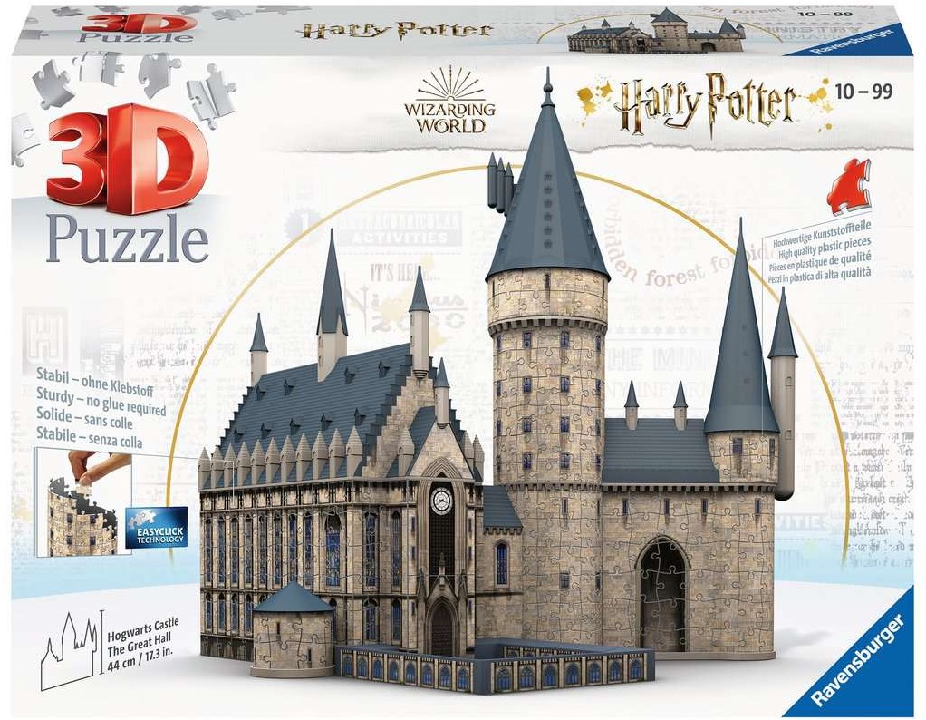 3D Puzzel Harry Potter Zweinstein Kasteel - bij Spellenrijk.nl