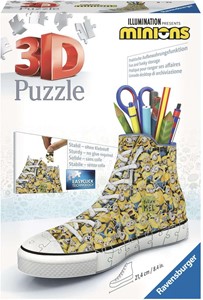 Afbeelding van het spel 3D Puzzel - Sneaker Minions (108 stukjes)
