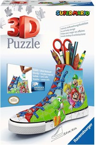 Afbeelding van het spelletje 3D Puzzel - Sneaker Super Mario (108 stukjes)