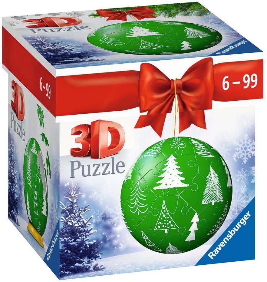 3D Puzzel - Kerstbal (54 stukjes) kopen bij Spellenrijk.nl