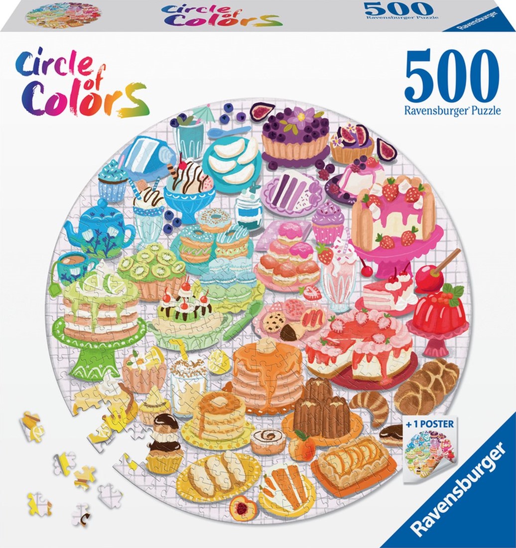 Circle of Colors Desserts Puzzel (500 stukjes) kopen bij Spellenrijk.nl