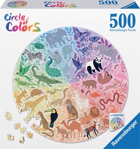 Afbeelding van het spelletje Circle of Colors - Animals Puzzel (500 stukjes)