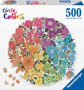 Afbeelding van het spelletje Circle of Colors - Flowers Puzzel (500 stukjes)