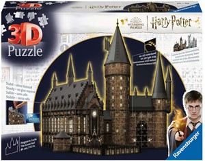 Afbeelding van het spelletje Hogwarts the great Hall Night Edition 3D Puzzel (540 stukjes)