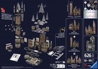 Hogwarts Astronomie Toren Night Edition 3D Puzzel (540 stukjes) (Doos Open Geweest)-3