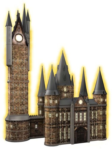 Hogwarts Astronomie Toren Night Edition 3D Puzzel (540 stukjes) (Doos Open Geweest)-2