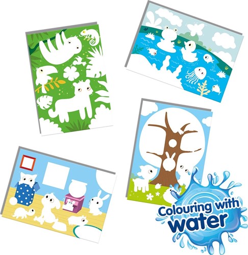 SES My First - Kleuren met Water Verborgen Dieren-3