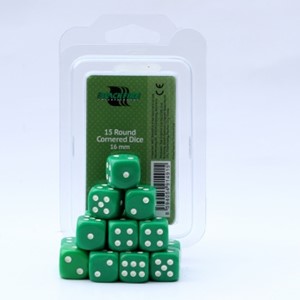 Adc Blackfire Dobbelstenen 16Mm Groen 15 Stuks adc blackfire kopen in de aanbieding