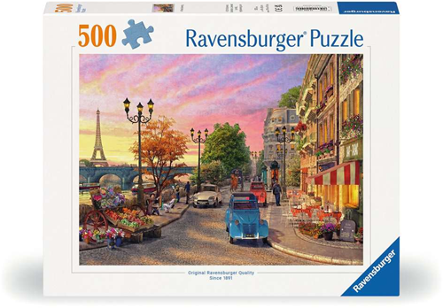 Avondsfeer in Parijs Puzzel (500 stukjes) (doos beschadigd)