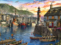 Ochtend bij de Haven Puzzel (500 stukjes)-2