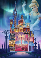 Disney Castles - Cinderella Puzzel (1000 stukjes)-2