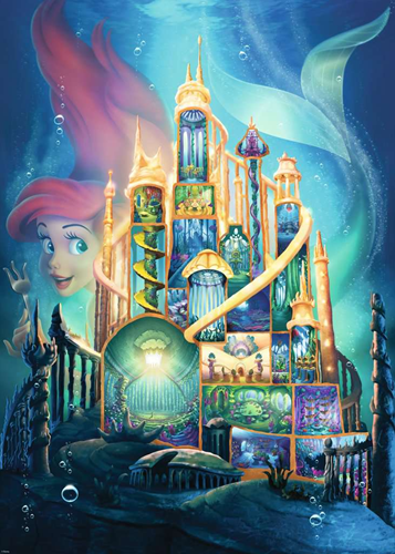 Disney Castles - Ariel Puzzel (1000 stukjes)-2