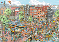 Fleroux - Amsterdam Puzzel (1000 stukjes)-2