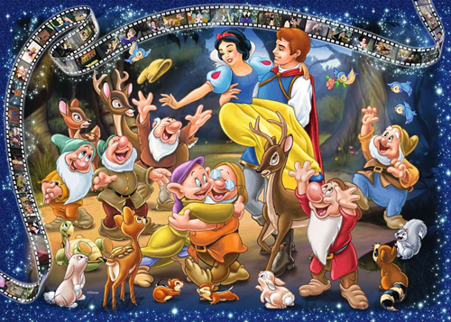 Disney - Sneeuwwitje Puzzel (1000 stukjes)-2
