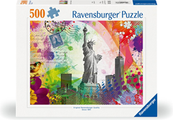 New York Postcard Puzzel (500 stukjes)