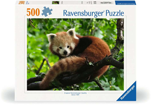 Schattige Rode Panda Puzzel (500 stukjes)
