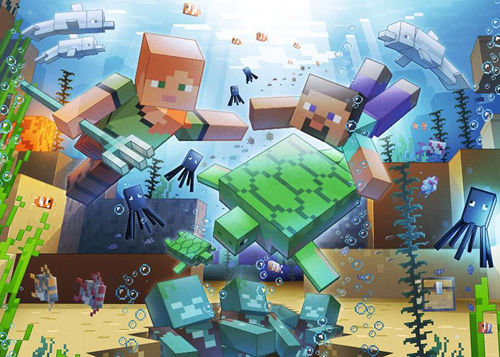 Minecraft Mosaic Puzzel (1000 stukjes)-2