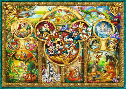 Disney - Mooiste Disney thema's Puzzel (1000 stukjes)-2