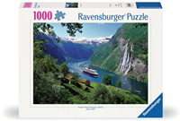 Noors Fjord Puzzel (1000 stukjes)