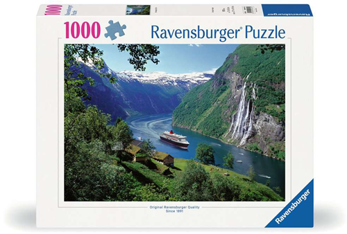 Noors Fjord Puzzel (1000 stukjes)