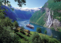Noors Fjord Puzzel (1000 stukjes)-2
