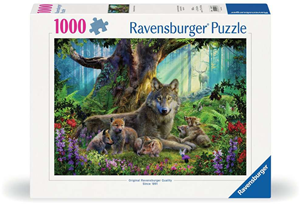 Familie Wolf in het Bos Puzzel (1000 stukjes)