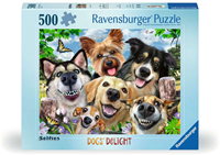 Vrolijke Honden Puzzel (500 stukjes)