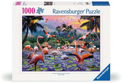 Roze Flamingo's Puzzel (1000 stukjes)