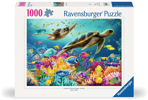 Blauwe Onderwaterwereld Puzzel (1000 stukjes)
