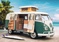Volkswagen T1 Camper Van Puzzel (1000 stukjes)-2