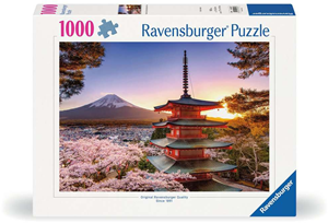 Afbeelding van het spel Kersenbloesem bij de Fuji Berg Puzzel (1000 stukjes)
