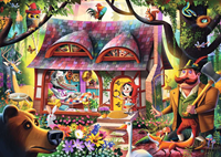 Roodkapje en de wolf Puzzel (1000 stukjes)-2