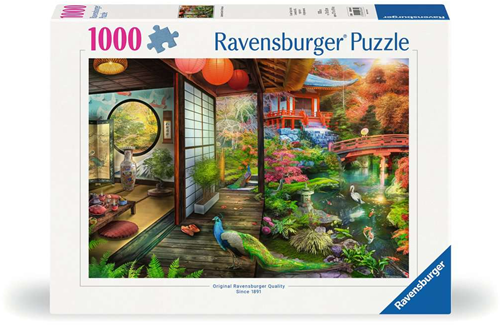 Theehuis in Japanse Tuin Puzzel (1000 stukjes)