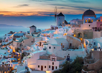 Avond in Santorini Puzzel (1000 stukjes)-2